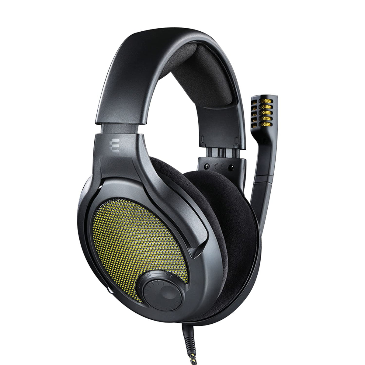 DROP PC38X Gaming Headset – Open-Back Over-Ear Design with Noise-Cancelling Mic, Velour Earpads – Compatible with PC, PS5, PS4, Xbox, Switch, Mobile – Black