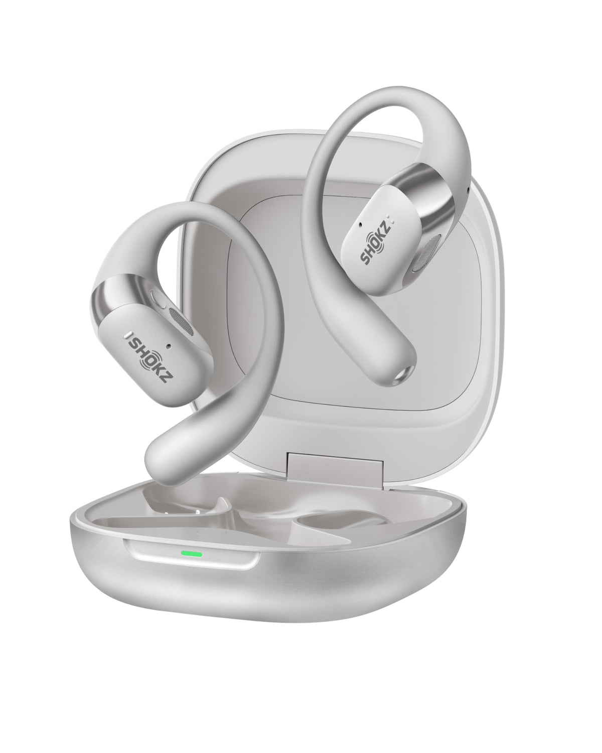 SHOKZ OpenFit 2+ Open-Ear Earbuds, Black, Dolby Audio,Wireless Charging