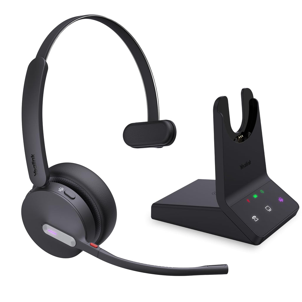 Yealink WH64 Dual UC DECT Bluetooth Wireless Headset for Phone PC Cellphone