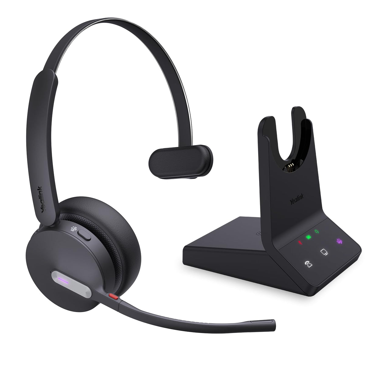 Yealink WH64 Dual UC DECT Bluetooth Wireless Headset for Phone PC Cellphone