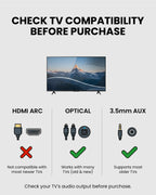 Avantree Duet - Dual Wireless Headphones for TV Watching