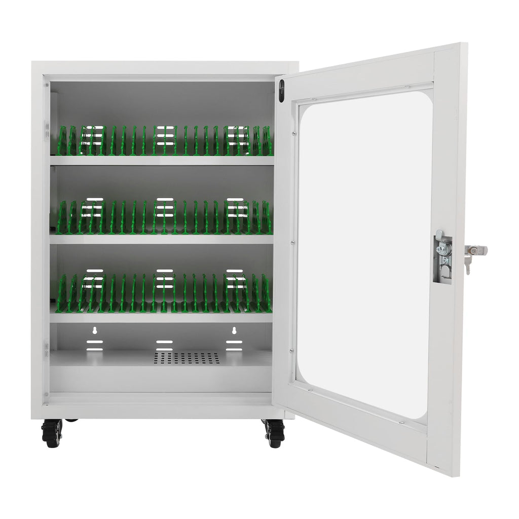 20-Unit Charging Cabinet for Phones, Black