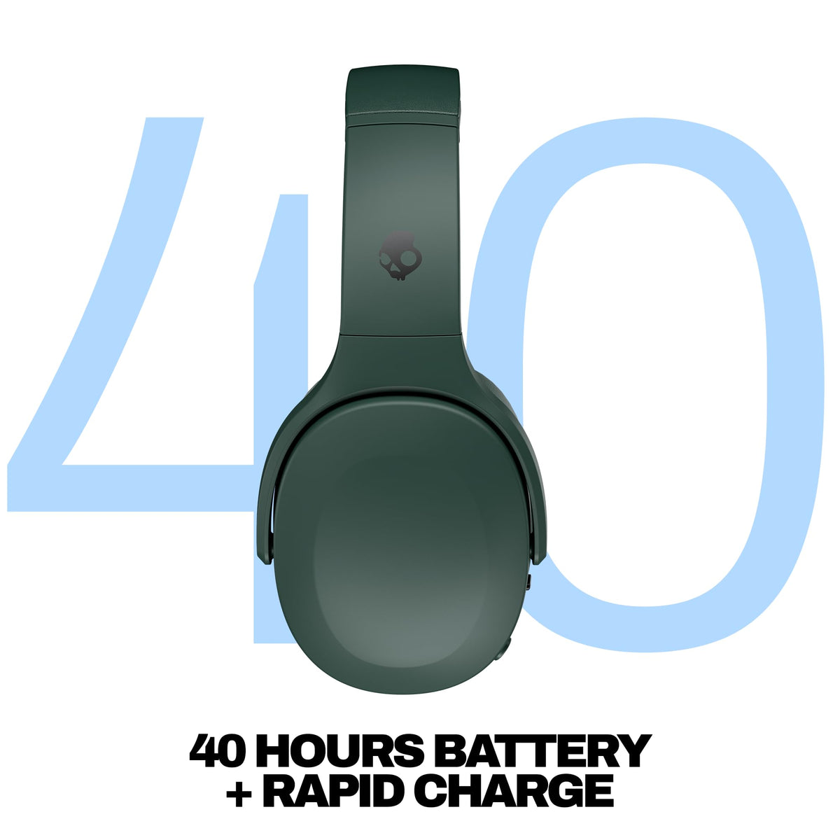 Skullcandy Crusher 540 Active Wireless Sensory Bass Headphones - Forest
