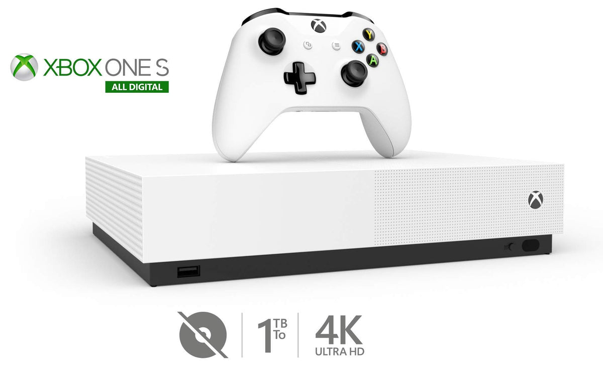 Xbox One S 1TB All-Digital Edition Console (Disc-Free Gaming) - [DISCONTINUED]