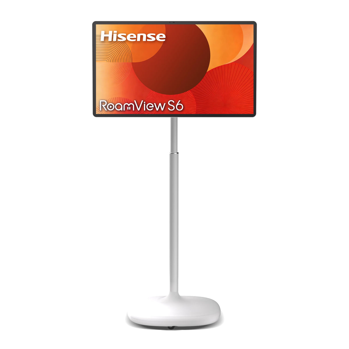 Hisense 32" Class S6 RoamView Sereis Portable 4K UHD Portable Smart TV (32S6S, 2026 Model) -Touchscreen with Adjustable Rolling Stand, Up to 10 Hours Built-in Battery, Android OS with Gemini AI