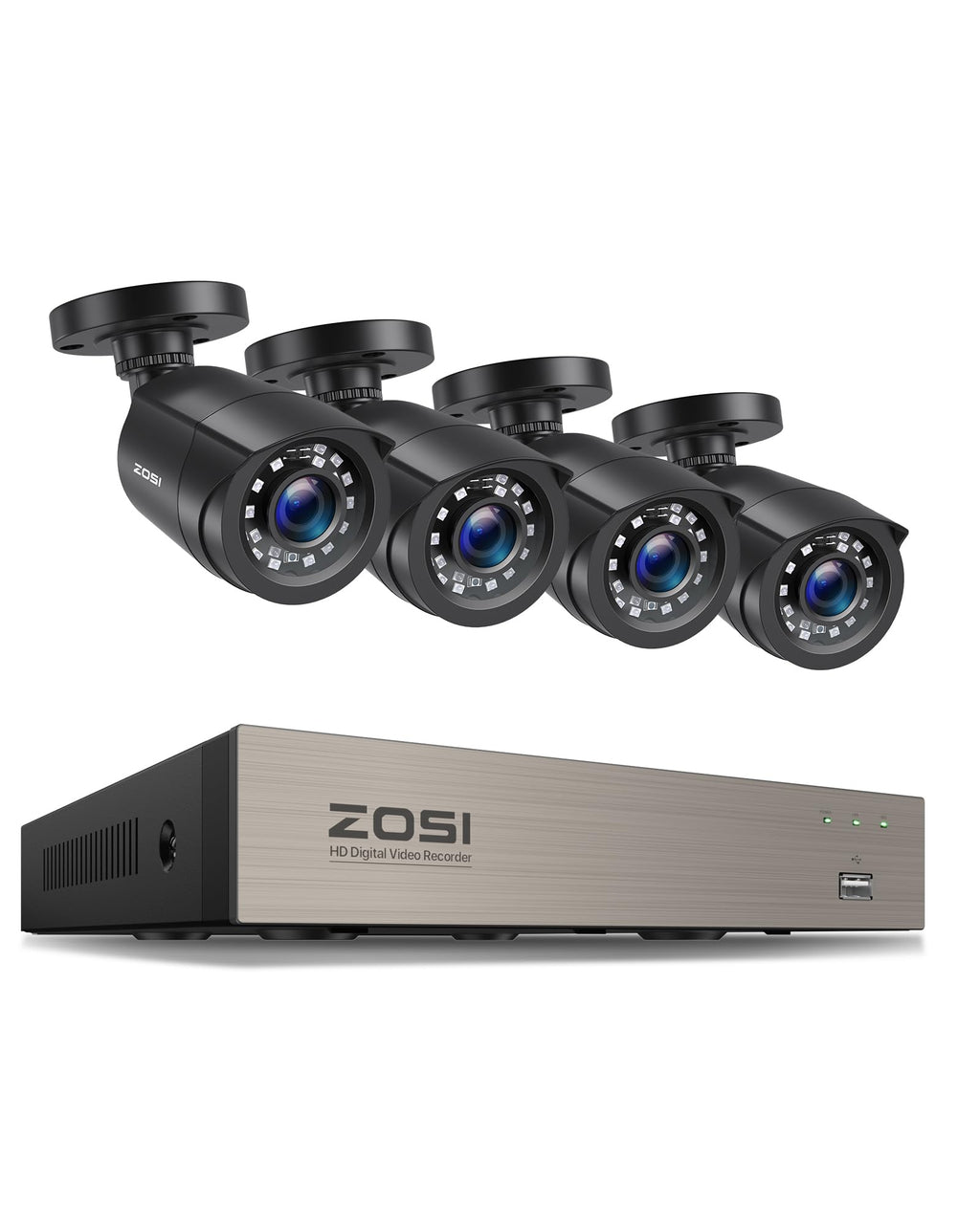 ZOSI 3K Lite 16CH Security Camera System, 16X CCTV Wired Cameras, 2TB HDD