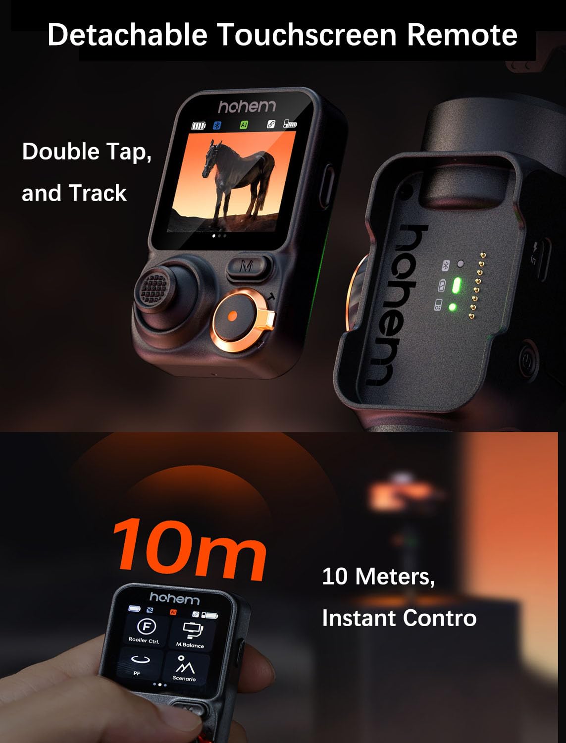 hohem iSteady M7 Gimbal Stabilizer for iPhone, 3-Axis Smartphone Gimbal