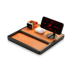 Trio 3-in-1 Wireless Charging Station Magnetic, for Phone, Watch, and Earbuds, Fast Charging, 15W (Saddle)