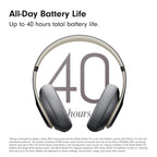 Beats Studio Pro Premium Wireless Over-Ear Headphones- Up to 40-Hour Battery Life, Active Noise Cancelling, Great for Travel & Commuting, Apple & Android Compatible - Exclusive Sand Gray
