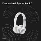 Beats Solo3 - Wireless Bluetooth On-Ear Headphones, Apple & Android Compatible, Up to 40H of Battery Life - Silver (Latest Model)