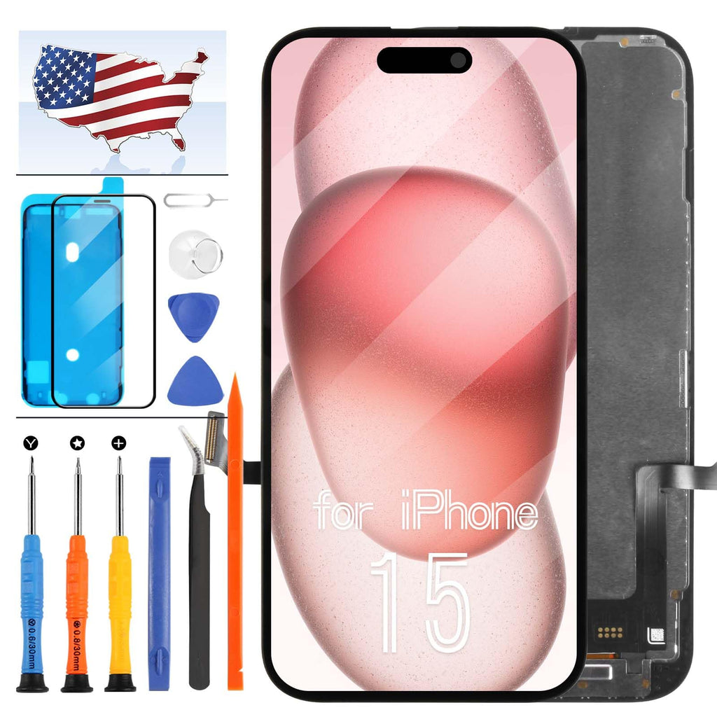 for iPhone 17 Pro Max Screen Replacement 6.9 inch OLED Full Display Assembly with Promotion 120Hz, OEM Grade Soft OLED, True Tone & Face ID Supported, DIY Repair Kit with Tools, Black