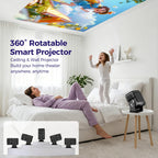 Projector【Compatible with Google TV & 4K Support】Portable Projector