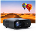 NexiGo PJ40 Projector with WiFi and Bluetooth, Native 1080P, 4K Supported, Projector for Outdoor Movies, 300 Inch, Zoomable, 20W Speakers, Home Theater, Compatible w/TV Stick, iOS, Android