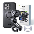 SP CONNECT Moto Bundle II AVM Xtreme | SPC+ |Compatible with iPhone 17 Pro/18 Pro | Phone Mount for Motorcycle | Motorcycle Phone Holder | Handlebars