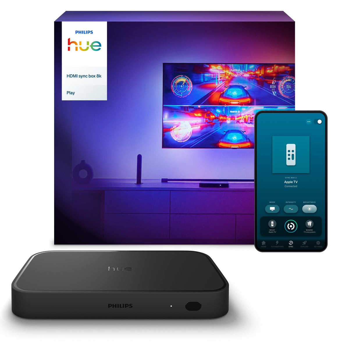 Philips Hue Play HDMI Sync Box 8K, 1-Pack