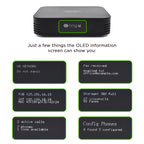Ring-U Hello Hub Small Business PBX Phone System and Service VOIP 4-Phone Bundle (Hello Hub + 4 Executive Phones with WiFi + Bluetooth) ring-u Telephone Service Required.