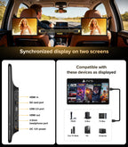 13.5" Car TV Screen for Back Seat Android 13 Headrest Video Player 1-Pack