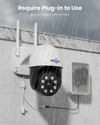 Hiseeu 4K Security Cameras Wireless Outdoor, 8MP 4-Cam Kit, 1T HDD