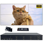 ICUIXIAN Video Wall Controller 3x3 4K60Hz HDMI2.0+HDCP2.2, 18 Splicing Mode