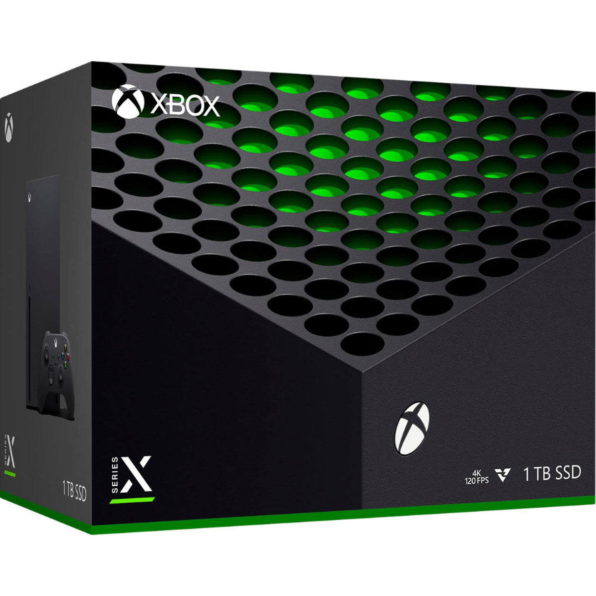 Xbox Series X 1TB Gaming Console Console + 1 Wireless Controller - Backward Compatible with Thousands of Games, Fine-Tuned Performance, True 4K Gaming, Up to 120 FPS - HDMI_Cable
