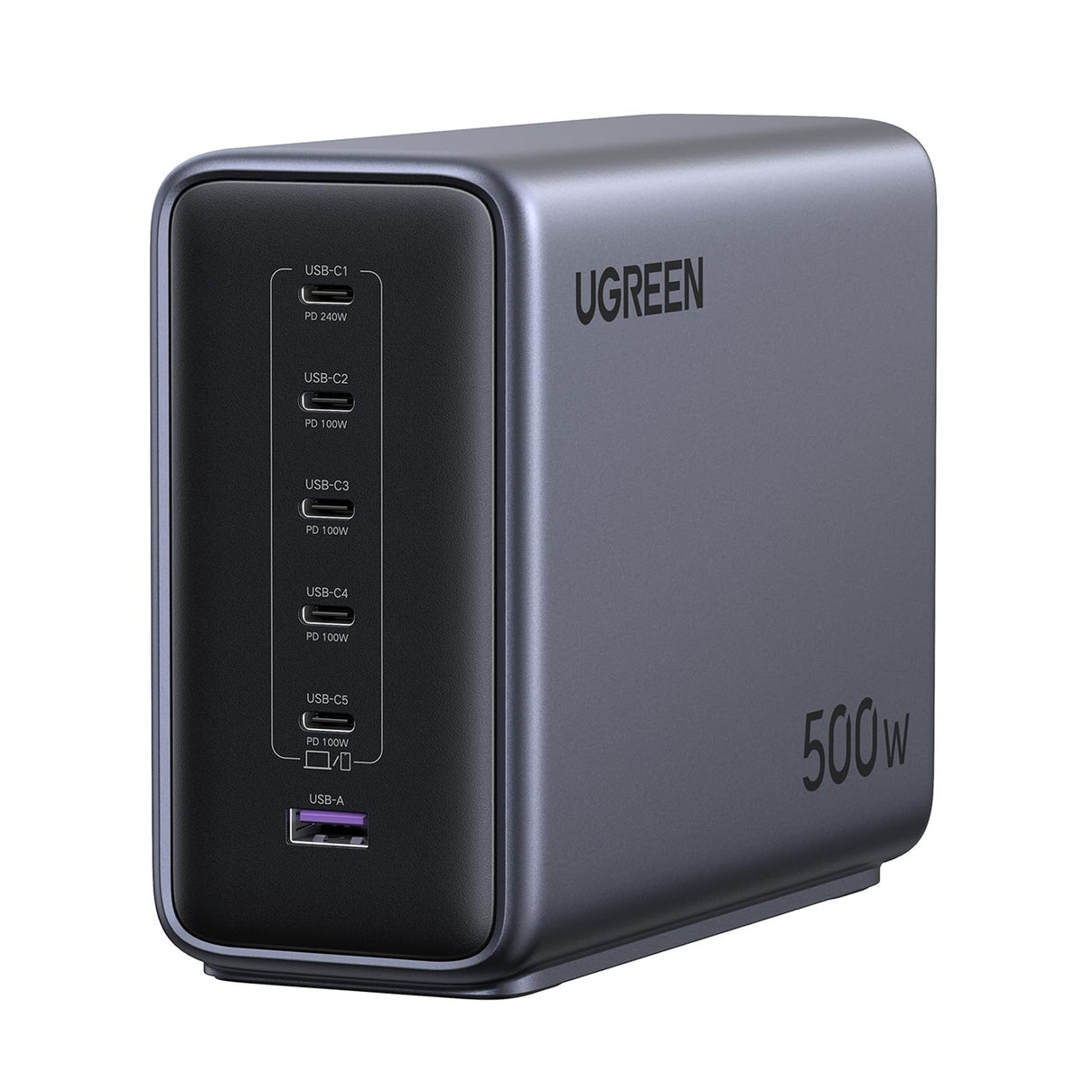 UGREEN Nexode 500W GaN Charging Station, 6-Port 240W Max Charger