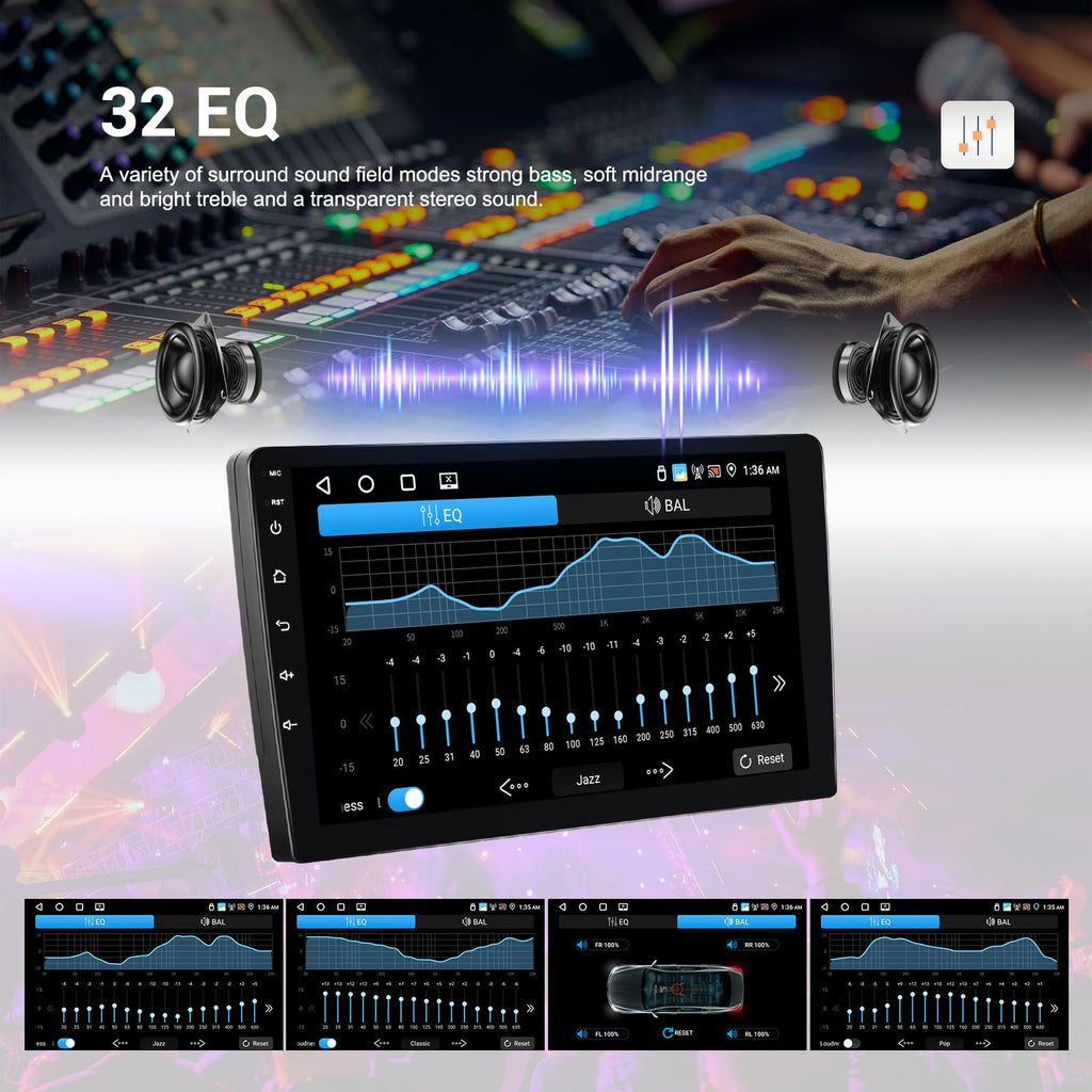 4G+64G Car Radio for Nissan Rogue 2008-2013 with Wireless CarPlay Android Auto, 9" 1280 * 720 Touchscreen Radio Android 15 Car Stereo Bluetooth 5.0 32EQ WiFi GPS RDS FM HD Backup Camera