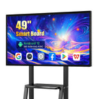 75‘’ Smart Board, 4K UHD Interactive Whiteboard for Office