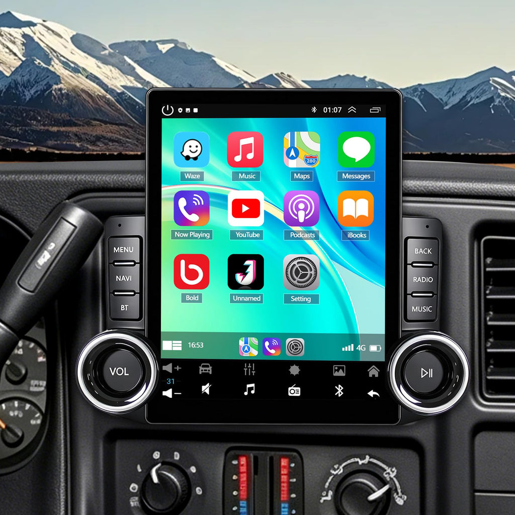Car Stereo Radio for Chevrolet Tahoe 2003-2006 with Carplay/Android Auto