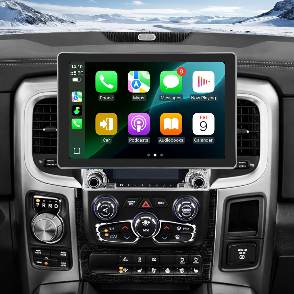 Car Radio for Dodge Ram 1500 2500 3500 2013-2018 Only for Manual AC 10inch