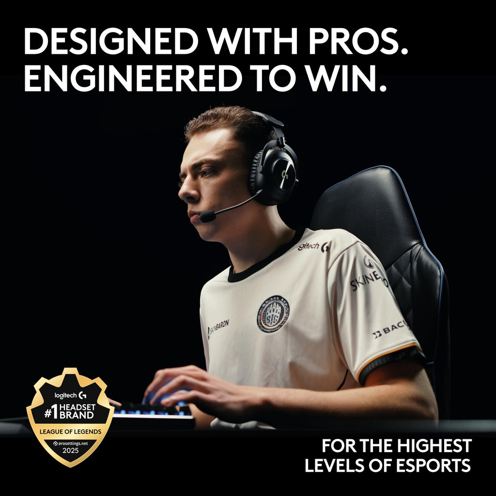 Logitech G PRO X 2 Lightspeed Wireless Gaming Headset - Black