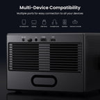 HAPPRUN 3000 ANSI Official Licensed Google TV Outdoor 4K Full HD Projector