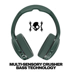Skullcandy Crusher 540 Active Wireless Sensory Bass Headphones - Forest
