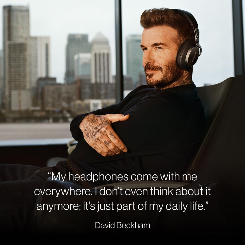 Bowers & Wilkins Px8 S2 Wireless Over-Ear Headphones, Warm Stone