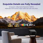 Projector【Compatible with Google TV & 4K Support】Portable Projector