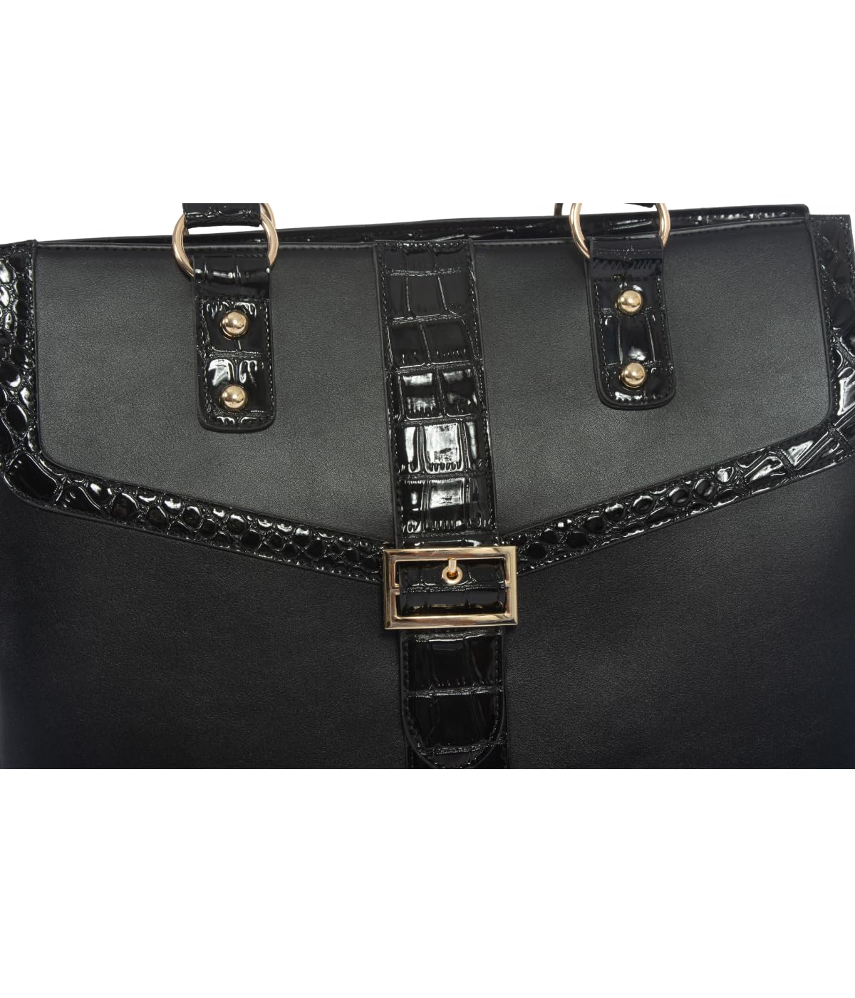 JKM and Company Alligator Compatible With Computer iPad, Laptop Tablet Rolling Tote Bag Briefcase Carryall Bag