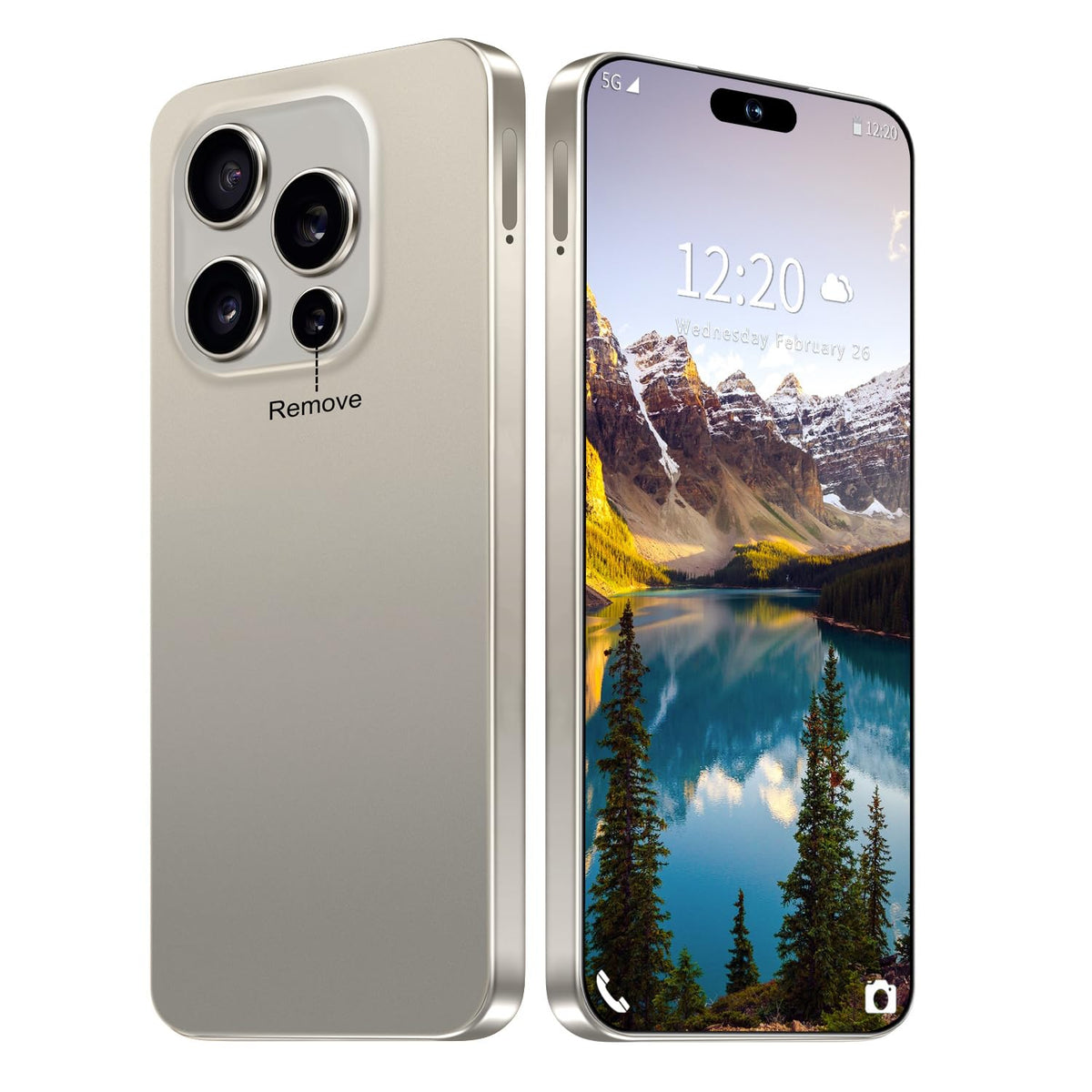 I16 Ultra 16GB+1TB 6.99" HD Screen Smartphone Unlocked Cell Phone,Battery 7000mAh Unlocked The Phone, Android 14 Fingerprint Button Unlock/Photos/Face ID/Dual SIM/5G/GPS (Green)