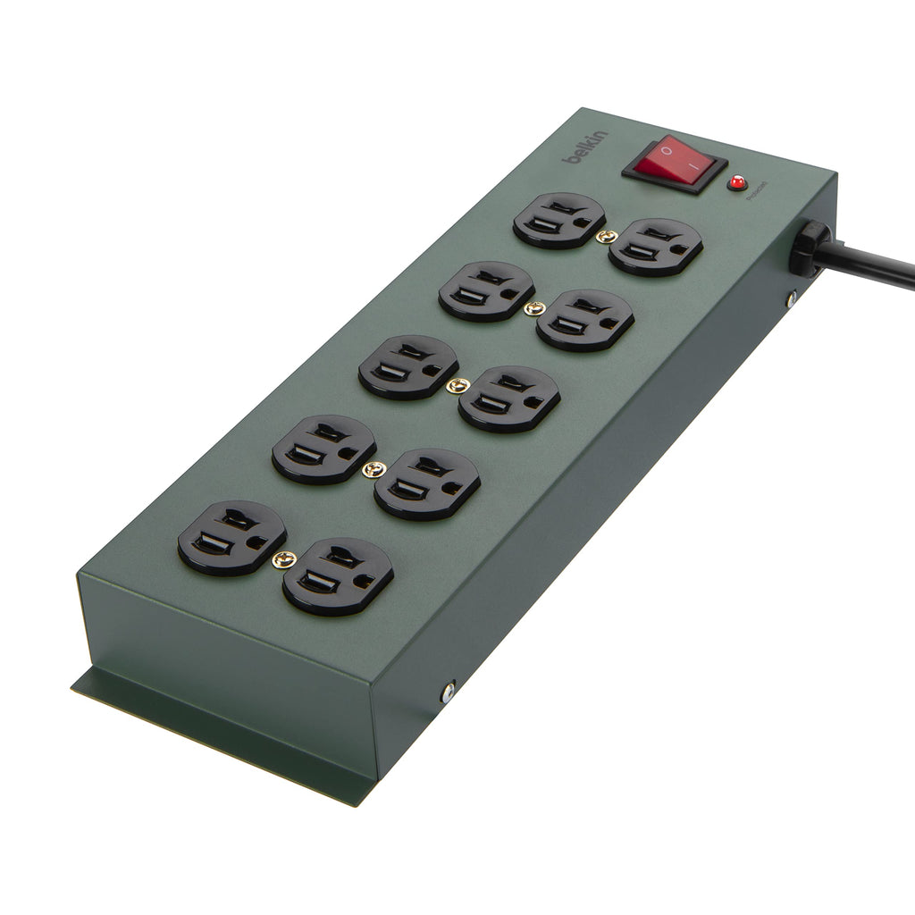 Belkin 10-Outlet Surge Protector Power Strip, 885J, 15ft Cord, 5 Pack