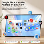 GKG 27" Portable TV with Touch Screen Android Smart Display, 1080P