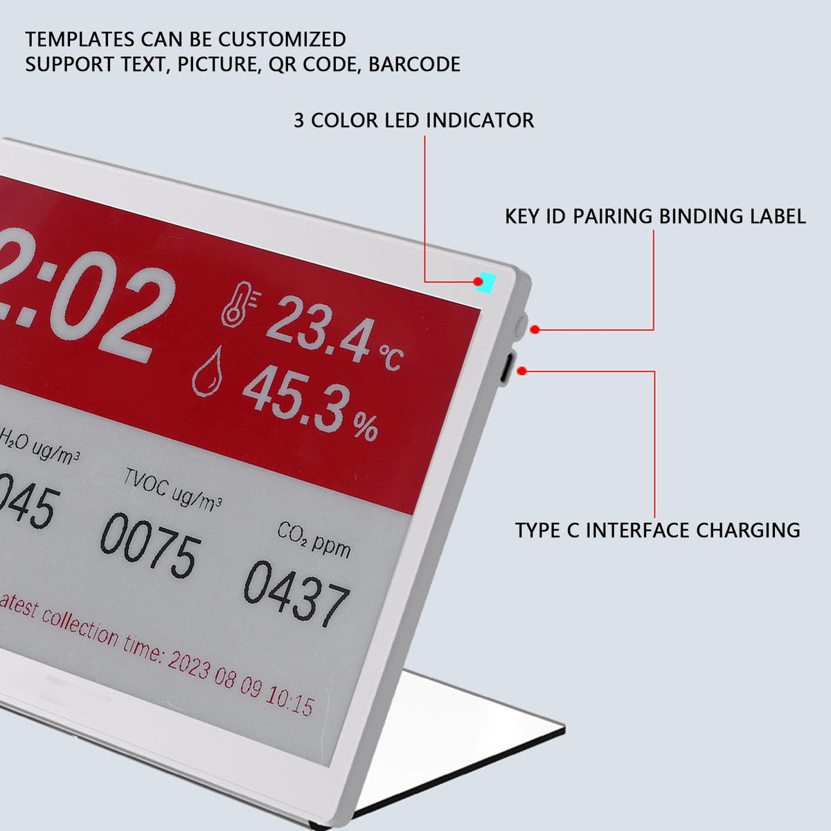 Electronic Paper Display 7.5 Inch Bluetooth 3 Color