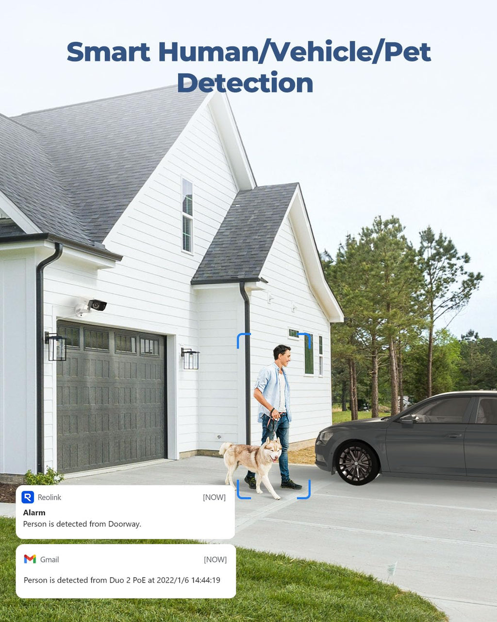 REOLINK Duo 2 PoE 4K Dual-Lens PoE Security Camera in 180 Degree Angle