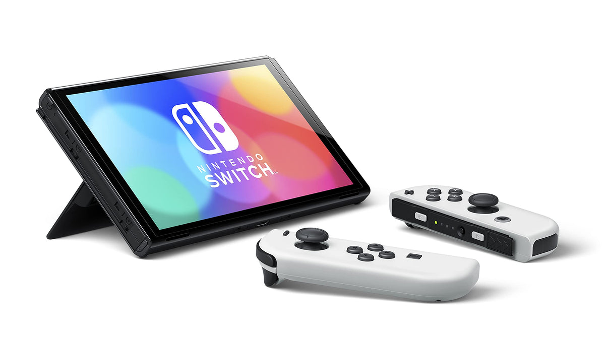 Nintendo Switch – OLED Model w/White Joy-Con