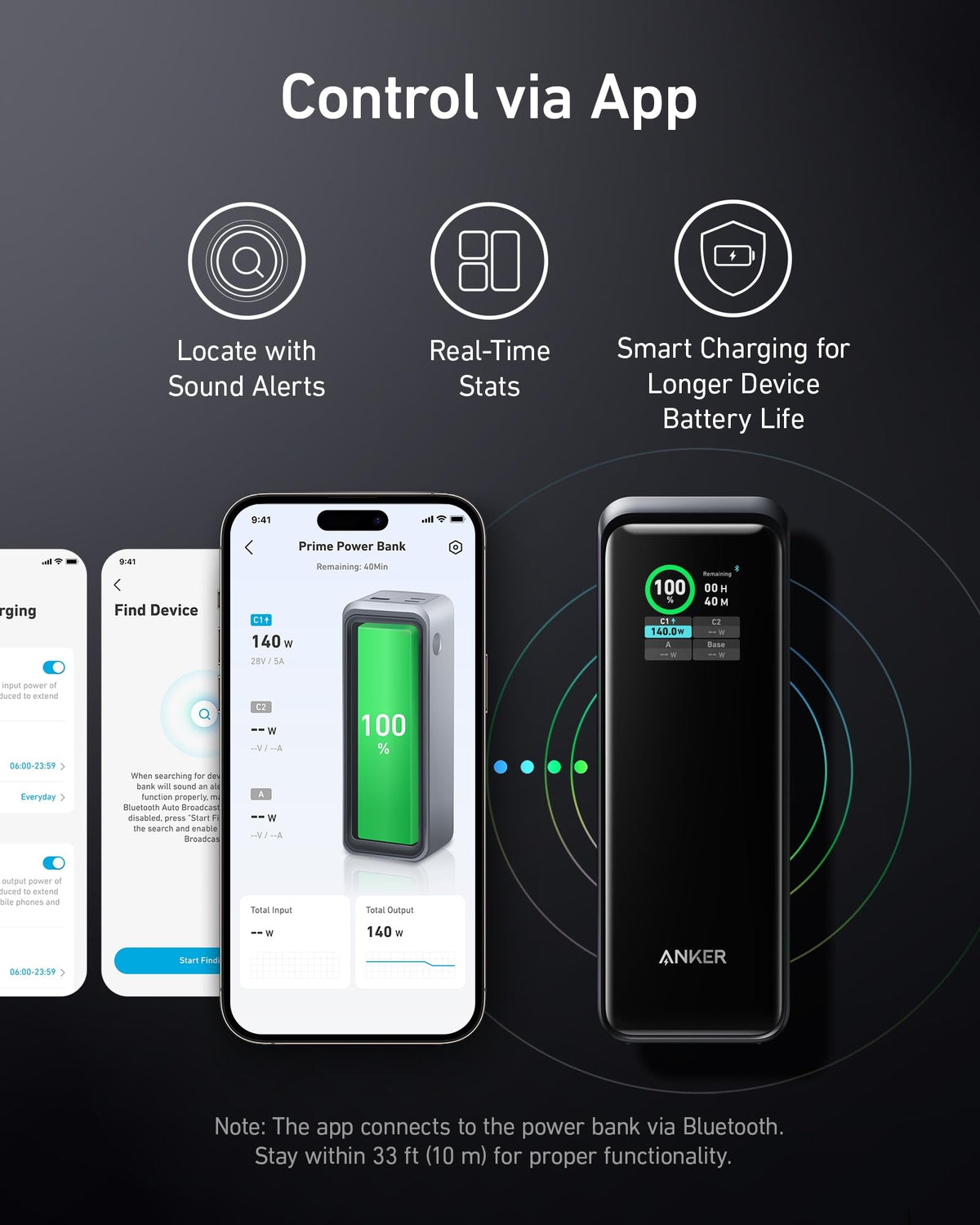 Anker Prime Power Bank, 27,650mAh 250W, 3-Port Portable Charger for Travel