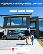ZOSI 3K Lite Home Security Camera System with AI Human Vehicle Detection