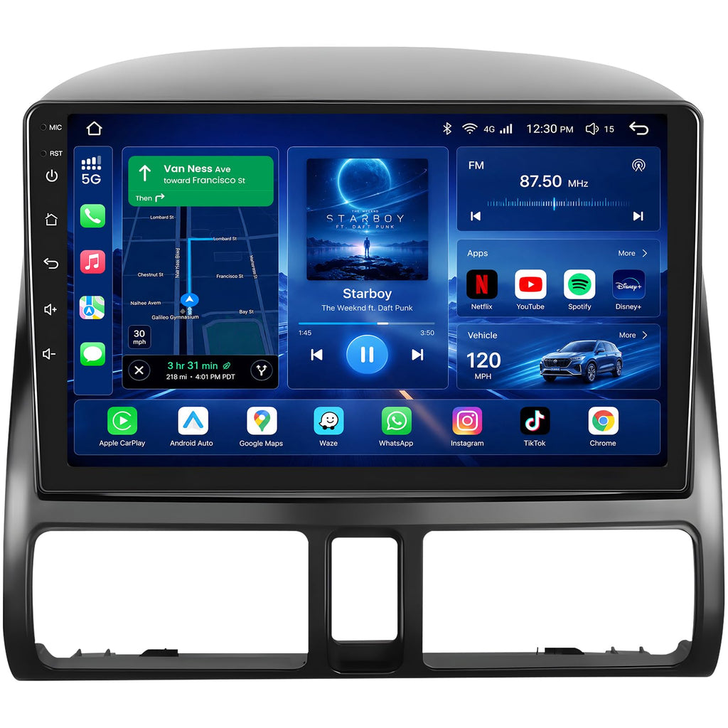 8 Core 4GRAM 64GROM Car Radio for Honda CRV 2002-2006 1280 * 800 HD