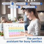 21.5" Digital Wall Calendar with Chore Chart & Planner