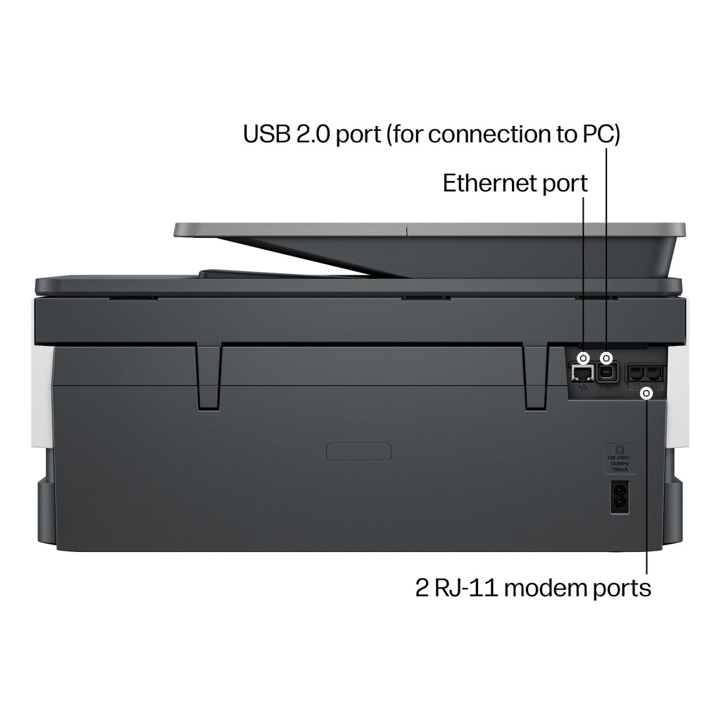 HP OfficeJet Pro 8135 Wireless All-in-One Color Inkjet Printer, Print, Scan, Copy, Fax, ADF, Duplex Printing Best-for-Home-Office, 3 Month Trial of Instant Ink Included, AI-Capable (C2VK1A)
