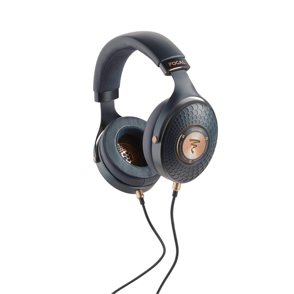Focal CELESTEE Closed Back Over Ear Headphones (Navy Blue)