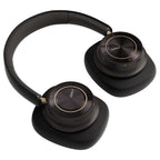 DALI IO-12 Wireless Noise Cancelling Leather Headphones - Dark Chocolate