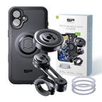 SP CONNECT Moto Bundle II AVM Xtreme | SPC+ |Compatible with iPhone 17 Pro/18 Pro | Phone Mount for Motorcycle | Motorcycle Phone Holder | Handlebars