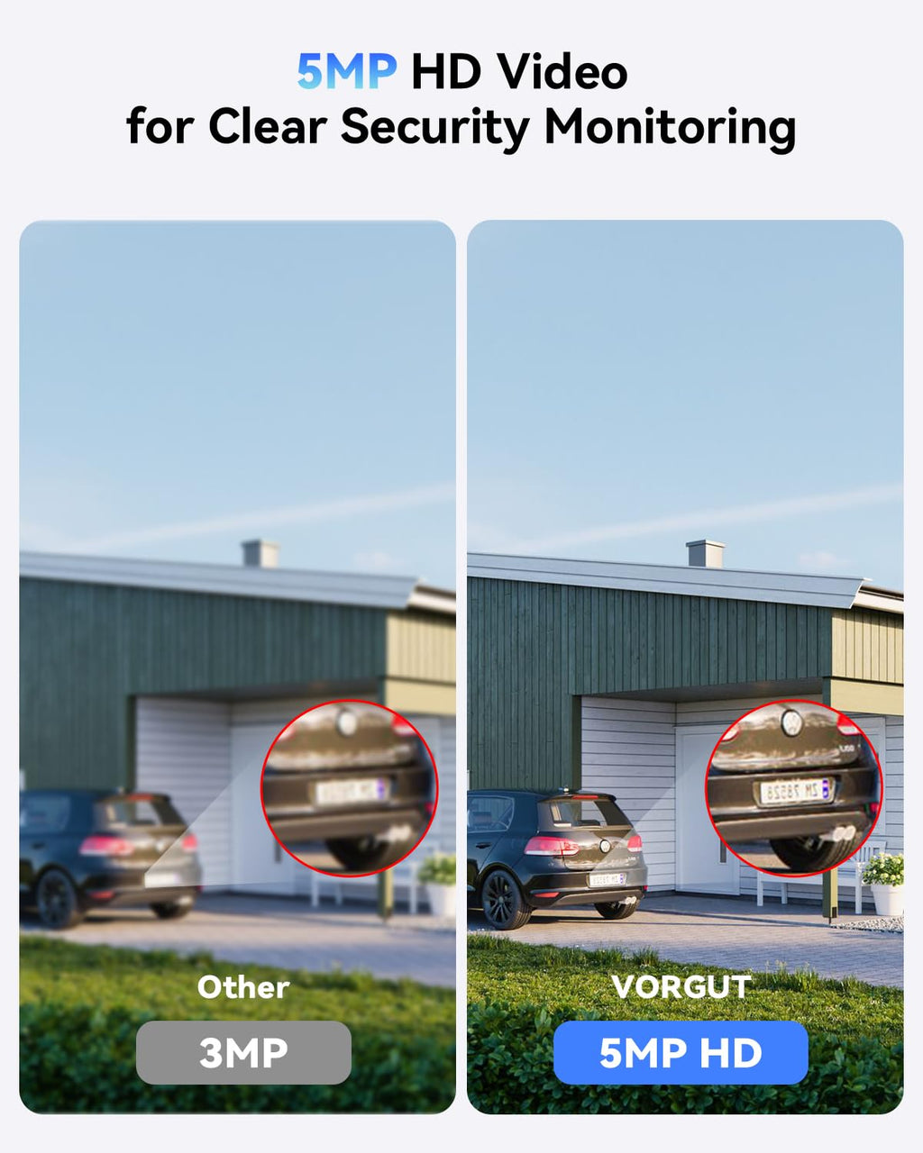 Wireless Security Camera System with 10" Monitor, 2X 5MP PTZ Camera